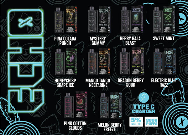 Echo 8k Disposables 5% - 10 Flavors