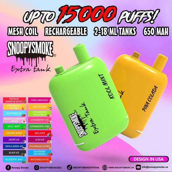 Snoopy Smoke Disposables 15000 Puff 5%