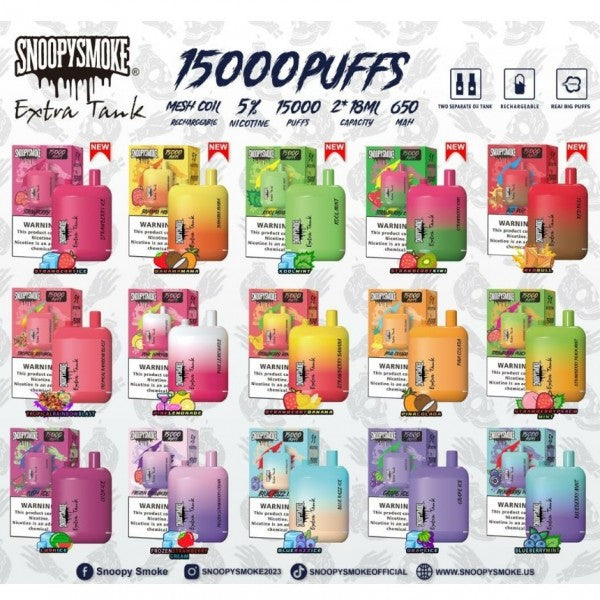 Snoopy Smoke Disposables 15000 Puff 5%