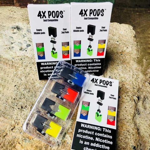 4x Empty Pods (4 pack) - WholesaleVapor.com