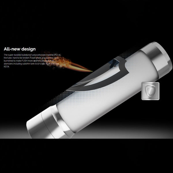 Acrohm FUSH Semi-Mechanical Tube Mod - Clearance - WholesaleVapor.com