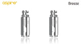 Aspire Breeze Replacement Coils (5 Pack) - WholesaleVapor.com