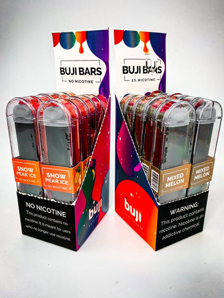 Buji Bars Slim 10 Pack - Flavored Disposable Vape Ecig #1 Top Selling - WholesaleVapor.com