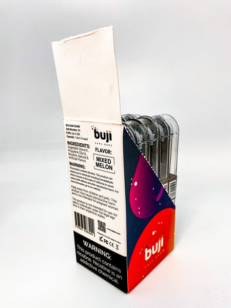 Buji Bars Slim 10 Pack - Flavored Disposable Vape Ecig #1 Top Selling - WholesaleVapor.com