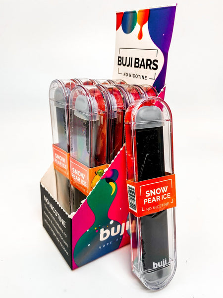 Buji Bars Slim NO NICOTINE - 10 Pack - NY STATE COMPLIANT Flavored Disposable - WholesaleVapor.com
