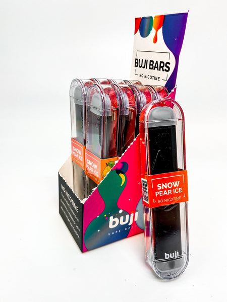 Buji Bars Slim NO NICOTINE - 10 Pack - NY STATE COMPLIANT Flavored Disposable - WholesaleVapor.com