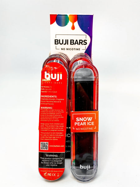 Buji Bars Slim NO NICOTINE - 10 Pack - NY STATE COMPLIANT Flavored Disposable - WholesaleVapor.com