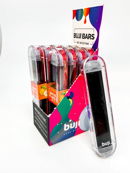 Buji Bars Slim NO NICOTINE - 10 Pack - NY STATE COMPLIANT Flavored Disposable - WholesaleVapor.com