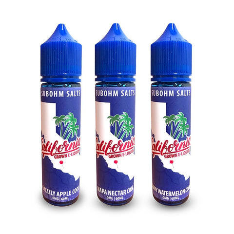 California Grown COOL Eliquid 60ml - WholesaleVapor.com