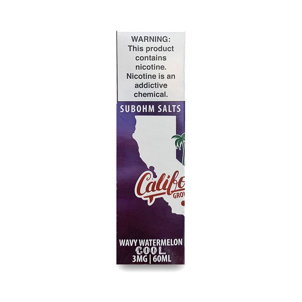 California Grown COOL Eliquid 60ml - WholesaleVapor.com