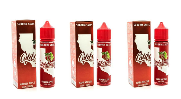 California Grown Eliquids - 60ml - WholesaleVapor.com