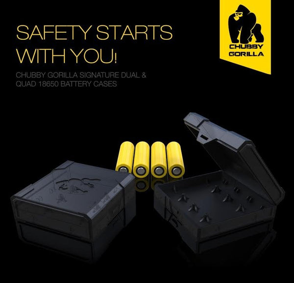 Chubby Gorilla Quad 18650 Battery Case - Clearance - WholesaleVapor.com