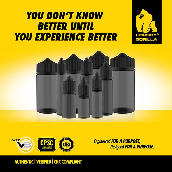 Chubby Gorilla V1 PET Unicorn Bottles - 100ml - 400 Unit Case - WholesaleVapor.com