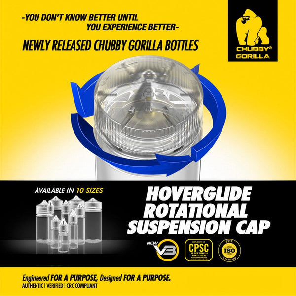 Chubby Gorilla V3 PET Unicorn Bottles - 30ml - 1000 Unit Case - WholesaleVapor.com