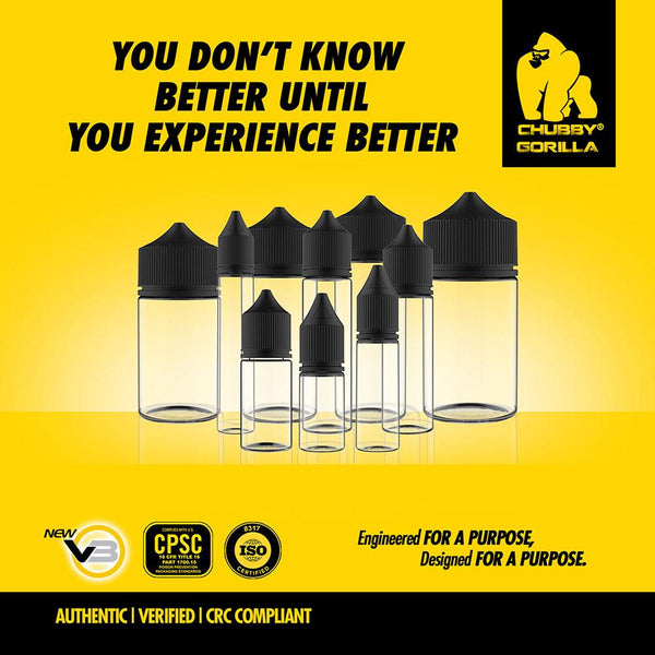 Chubby Gorilla V3 PET Unicorn Bottles - 60ml - 500 Unit Case - WholesaleVapor.com