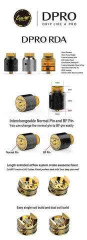 CoilArt Dpro RDA - Clearance - WholesaleVapor.com