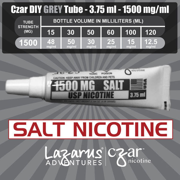 Czar Salt Nicotine Tubes - WholesaleVapor.com