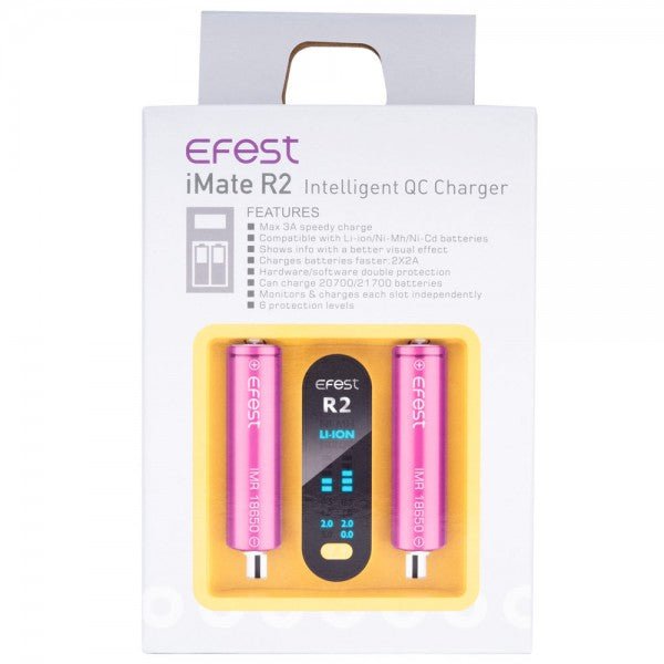 Efest iMate R2 Intelligent QC Charger - WholesaleVapor.com