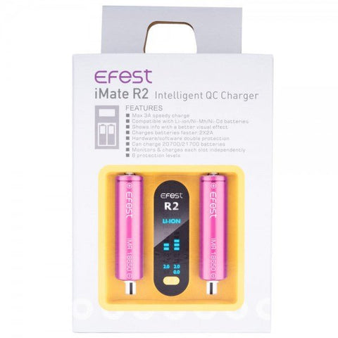 Efest iMate R2 Intelligent QC Charger - WholesaleVapor.com