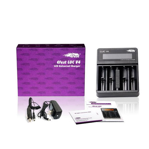Efest LUC V4 LCD Charger - WholesaleVapor.com
