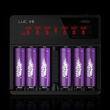 Efest LUC V6 LCD Charger - WholesaleVapor.com