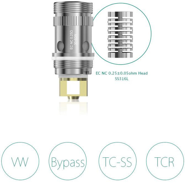 eLeaf EC NC Coil (5 Pack) - WholesaleVapor.com