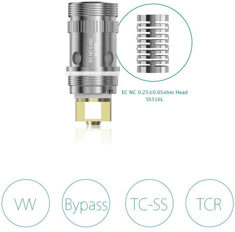eLeaf EC NC Coil (5 Pack) - WholesaleVapor.com
