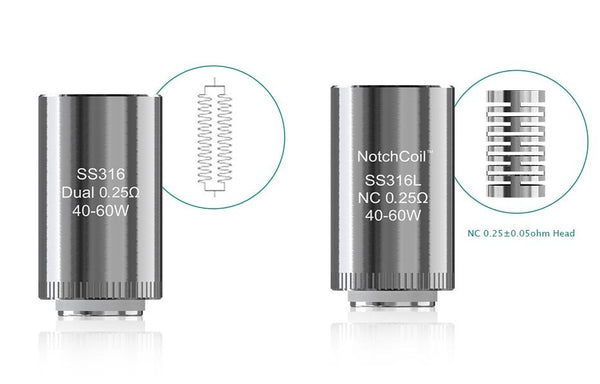 eLeaf Lyche Coils (Dual and Notch) (5 Pack) - WholesaleVapor.com