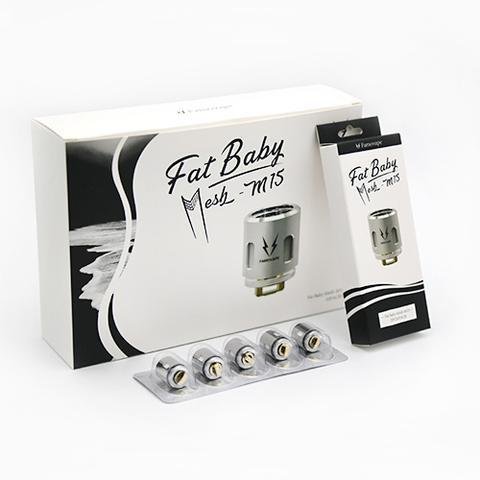 Famovape Fat Baby Mesh M15 & MPro-15 Coils (5 Pack) - WholesaleVapor.com