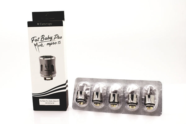 Famovape Fat Baby Mesh M15 & MPro-15 Coils (5 Pack) - WholesaleVapor.com