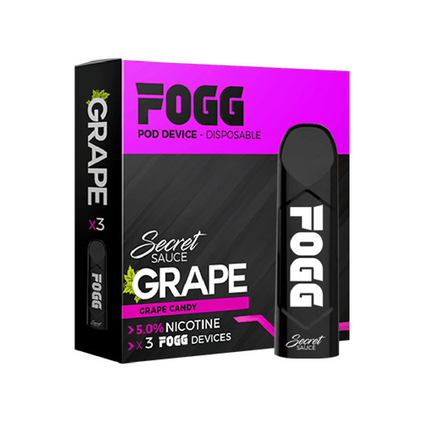 FOGG Vape Disposable Pod Device ( 3 Pack) - WholesaleVapor.com