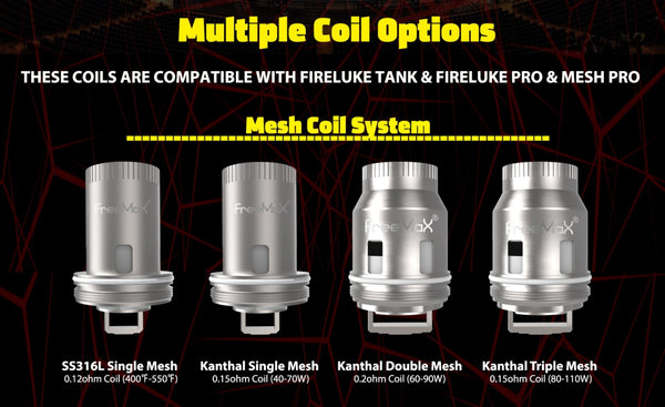 FreeMax Coils - 3Pack - Compatible with Mesh Pro, FireLuke, and FireLuke Pro - WholesaleVapor.com