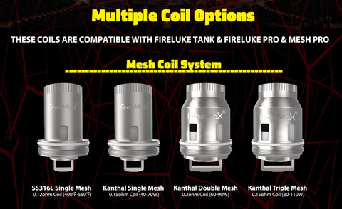 FreeMax Coils - 3Pack - Compatible with Mesh Pro, FireLuke, and FireLuke Pro - WholesaleVapor.com