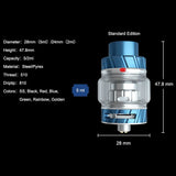 FreeMax FIRELUKE 2 Subohm Tank - Metal Edition - WholesaleVapor.com