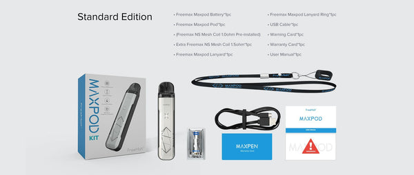 FreeMax Maxpod 11W Pod System - WholesaleVapor.com