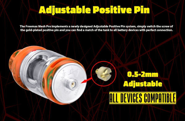 FreeMax Mesh Pro Sub Ohm Tank - Resin Design - WholesaleVapor.com