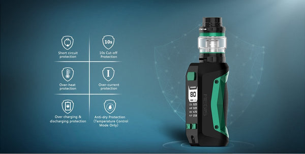 Geek Vape Aegis Mini Kit w/Cerberus Tank - WholesaleVapor.com
