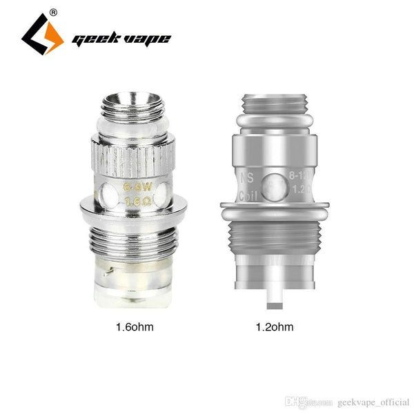 Geek Vape NS Replacement Coils (Flint Compatible) - 5 Pack - WholesaleVapor.com
