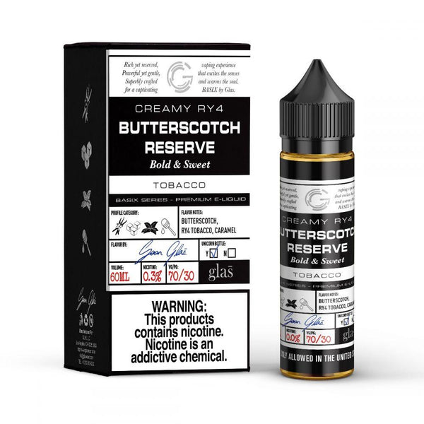 Glas Basix Eliquid 60ml - New Flavors - WholesaleVapor.com