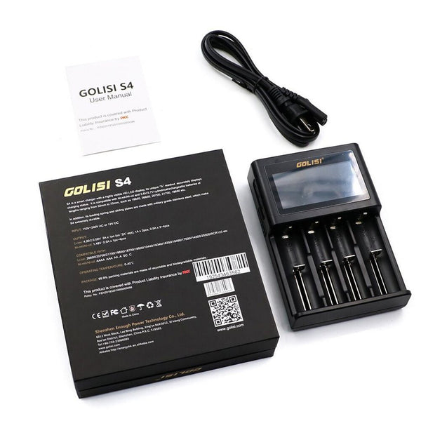 GOLISI S4 Smart Charger - WholesaleVapor.com
