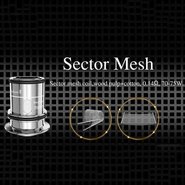 Horizon Falcon II Sector Mesh Coils (3 Pack) - WholesaleVapor.com