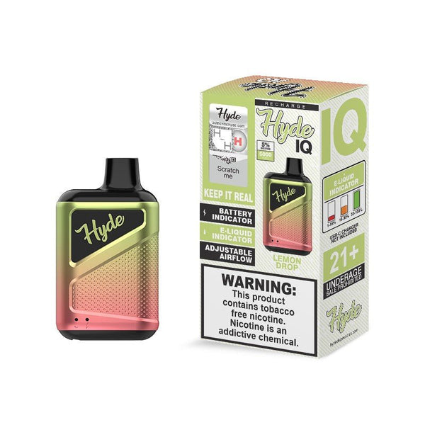 Hyde IQ Recharge - 5000 Puff Disposables - WholesaleVapor.com