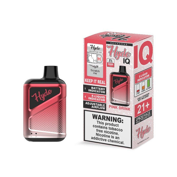 Hyde IQ Recharge - 5000 Puff Disposables - WholesaleVapor.com