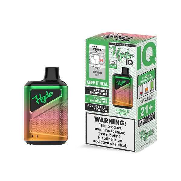 Hyde IQ Recharge - 5000 Puff Disposables - WholesaleVapor.com