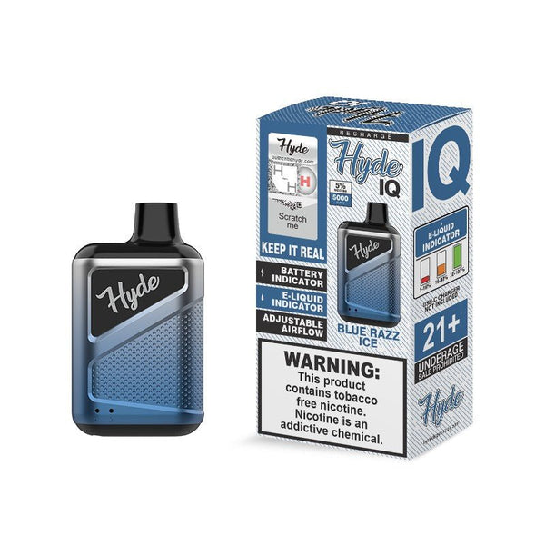 Hyde IQ Recharge - 5000 Puff Disposables - WholesaleVapor.com