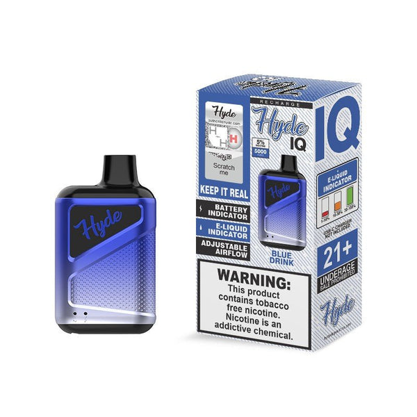 Hyde IQ Recharge - 5000 Puff Disposables - WholesaleVapor.com