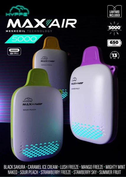 Hyppe Max Air Disposable - WholesaleVapor.com