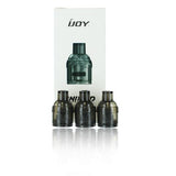Ijoy Diamond VPC Replacement UNIPODS - 3pack (Black Translucent) - WholesaleVapor.com