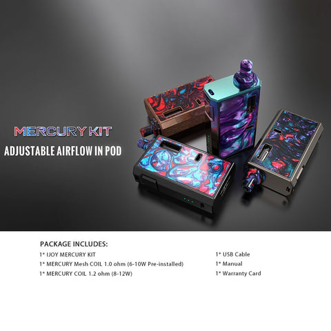 Ijoy MERCURY Starter Kit - Clearance - WholesaleVapor.com