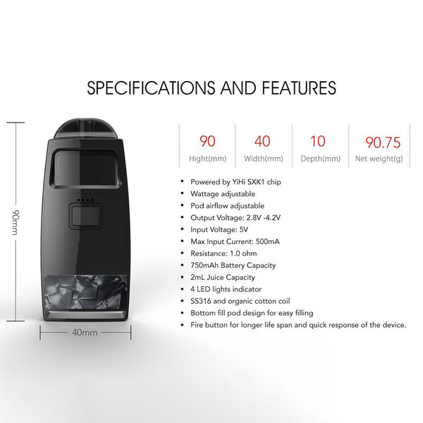 IPV ASPECT Pod System by Pioneer4You - WholesaleVapor.com